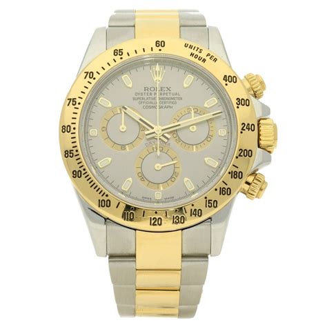 rolex daytona silver and gold|rolex daytona price uk.